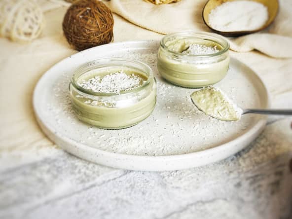 Crème au coco healthy vegan