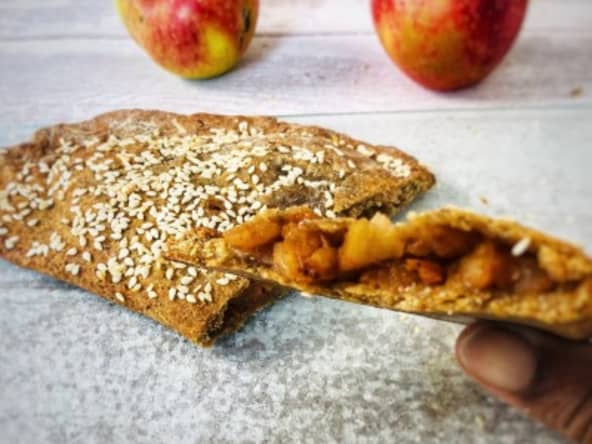 Chaussons aux pommes vegan sans gluten