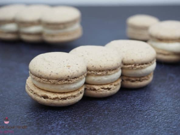 Mac’éclairs à la ganache montée vanille et praliné pécan