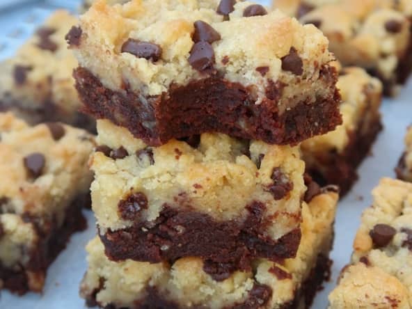 Brookies sans oeufs sans lait vegan