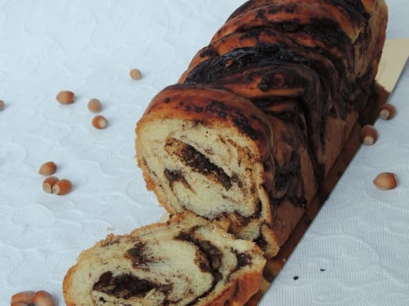 Babka chocolat noisette