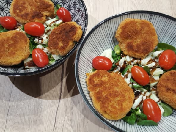Croquettes de patates douces et chou-fleur