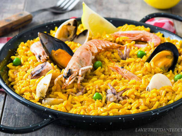 Paella royale comme en Espagne