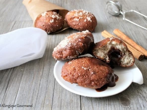 Beignets sans oeufs, sans lait, sans gluten