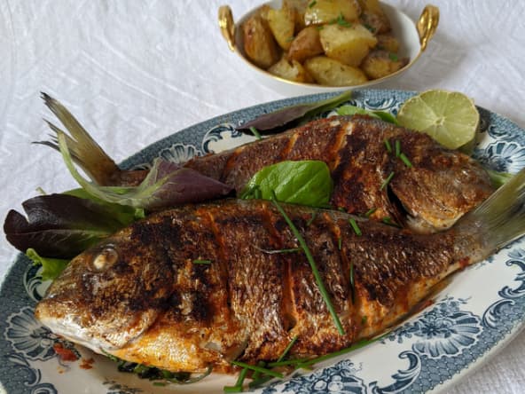 Dorades croustillantes au Curry thaï.