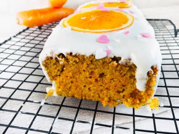 Carrot cake sans gluten et sans lactose