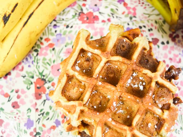 Gaufre healthy à la banane
