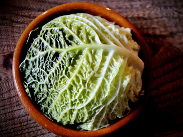 Mousseline de poisson au chou vert