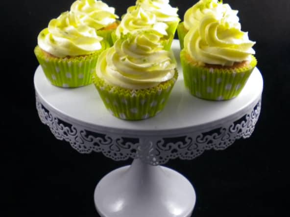 Cupcakes au citron, cœur de lemon curd