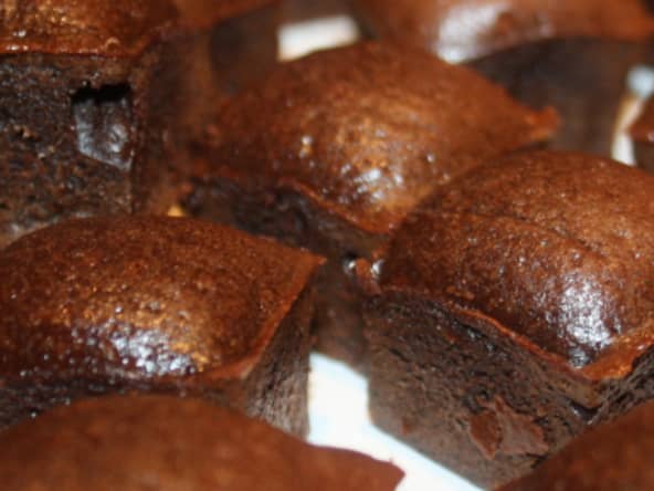 Moelleux chocolat en mini cubes Empreinte Guy Demarle 