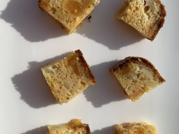 Cake aux abricots et fromage Chaussée aux Moines 