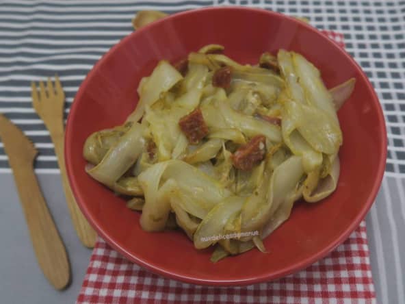 Endives au chorizo et Maroilles