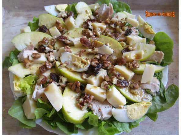 Salade sucrée salée