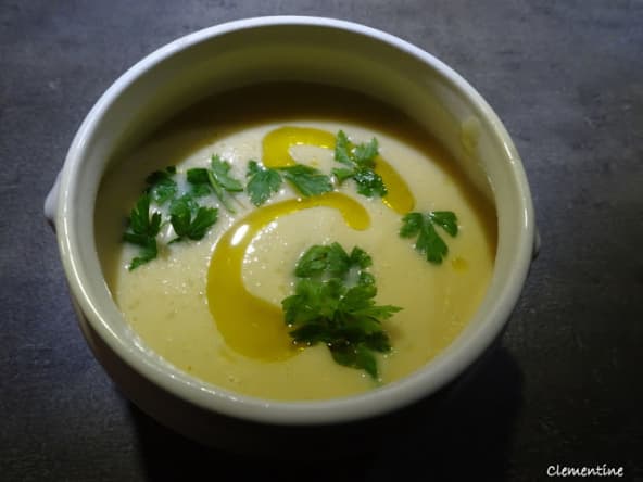 Crème de salsifis  facile et rapide pour une entrée