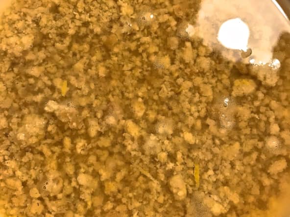 Bouillon de boeuf aux stracciatella ou comment utiliser les restes