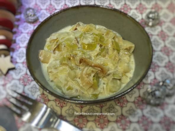 Fondue de poireaux au cookeo