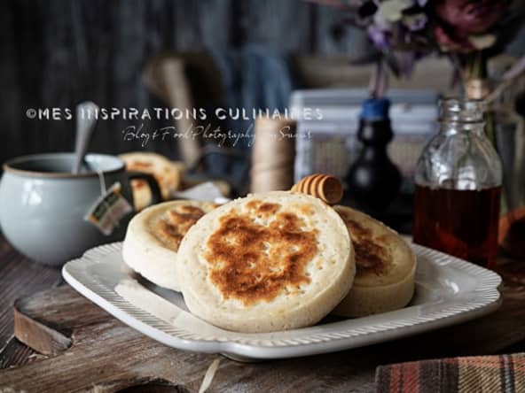 Crumpets anglais pour un brunch