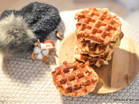 Gaufres liégeoises et sucre perlé