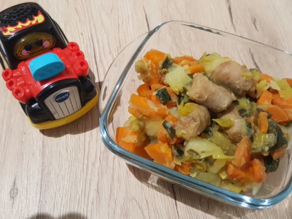 Petit pot façon potée de porc à partir de 12 mois