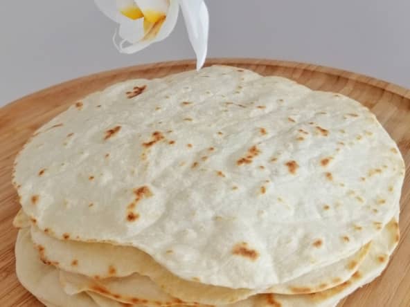 Tortillas de blé maison pour wraps, fajitas ou burritos