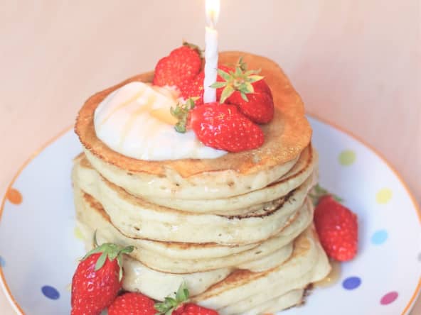 Pancakes vegans super fluffy