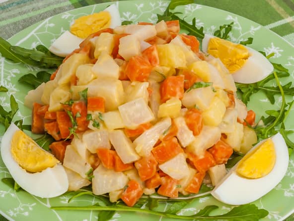 Macédoine de légumes de début de printemps