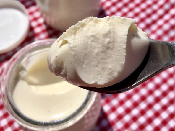 Yaourts maison à la vanille