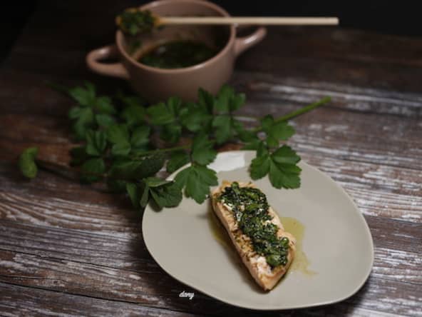 Filet de saumon chimichuri