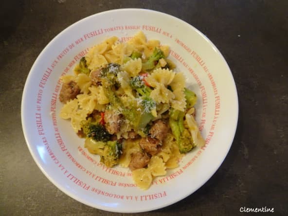 Farfalle con cime di rape par Gennaro Contaldo