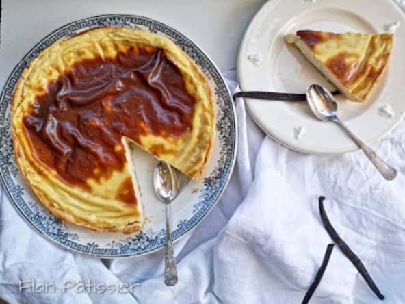Délicieux flan pâtissier à la vanille