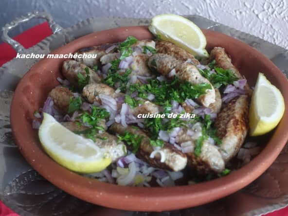 Kachou m3a chéchou, entrée typique bônoise façon dolma grillée