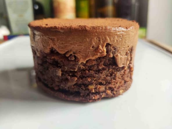 Entremet au praliné, inspiration grand cru Philippe Conticini