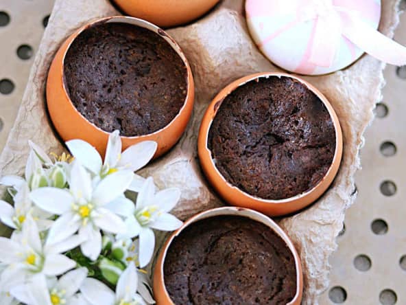 Oeufs au chocolat à la vapeur douce