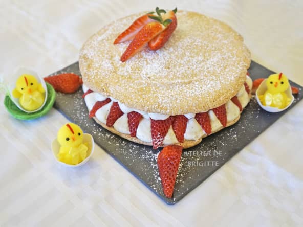 Succès aux fraises d'après le Chef Pâtissier Vincent Guerlais