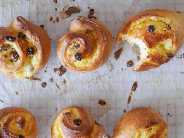 Pains aux raisins maison