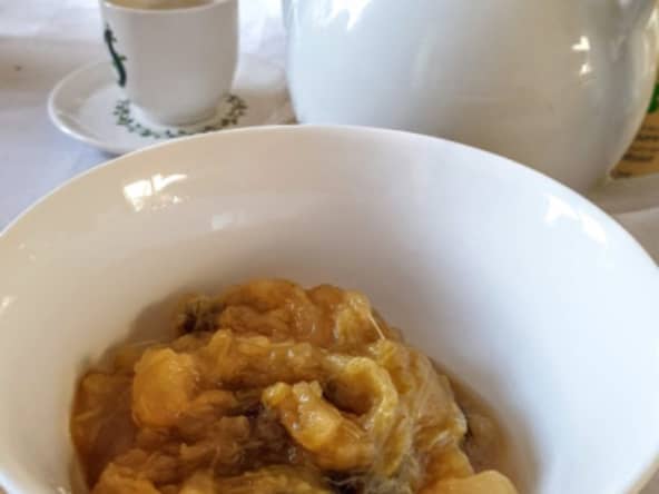 Compote pomme et rhubarbe