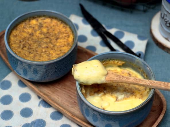 Petits pots de crème à la vanille de Cyril Lignac