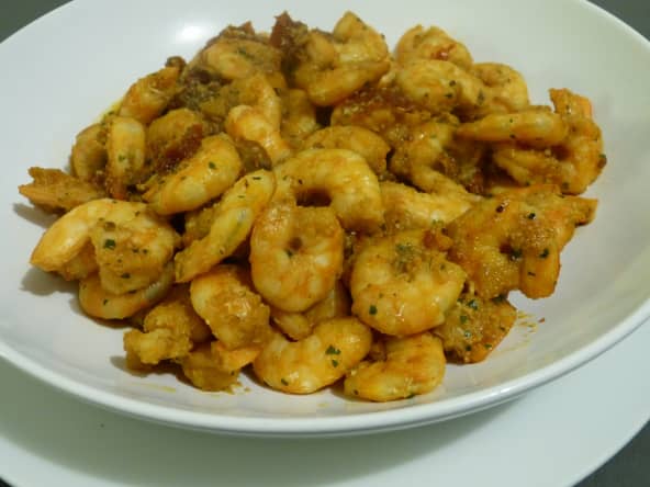 Crevettes aux tomates séchées et au paprika