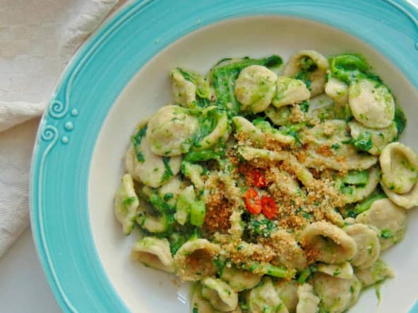 Orecchiette aux cime di rapa comme dans les Pouilles