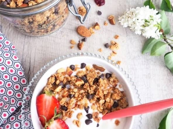Granola maison aux pépites de chocolat