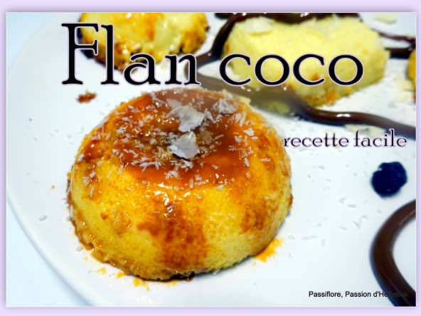 Flan coco très facile à faire