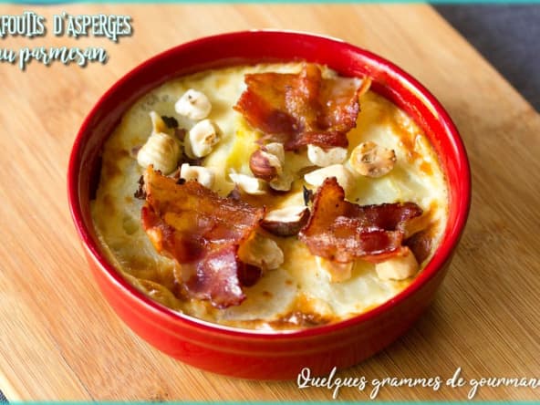 Clafoutis salé d'asperges au parmesan
