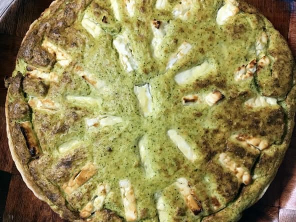 Quiche brocoli feta