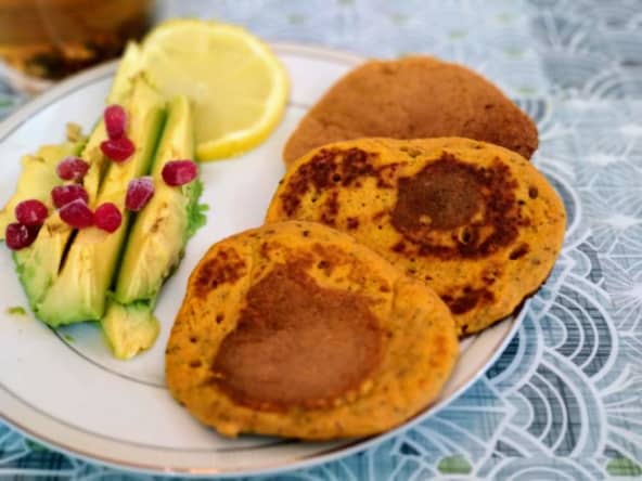 Pancakes légers de patate douce