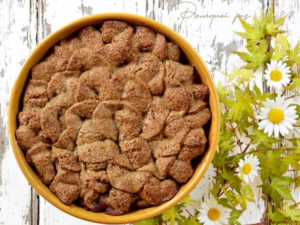 Pandowdy américain rhubarbe, sarrasin