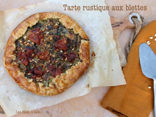 Tarte rustique aux blettes