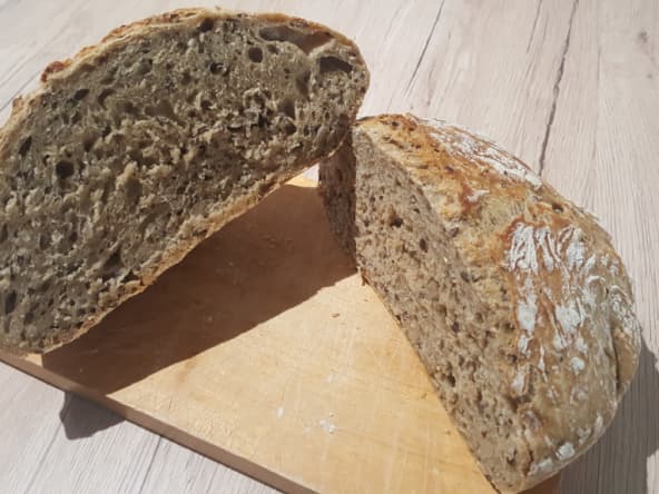 Pain au cocotte sans pétrissage