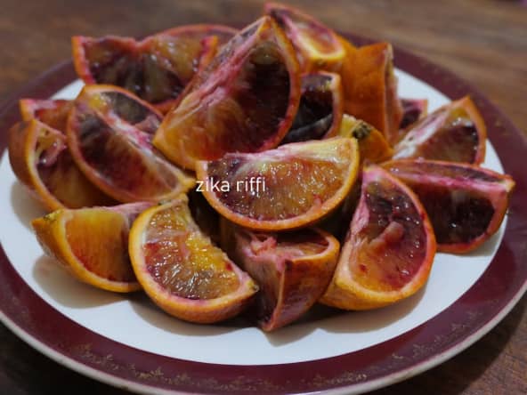 Oranges sanguines façon Djef-S'hour et dessert ramadan