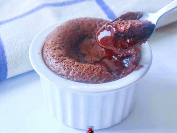 Fondant au chocolat cœur coulant