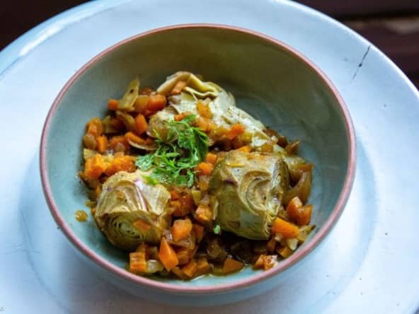 Artichauts à la barigoule comme en Provence